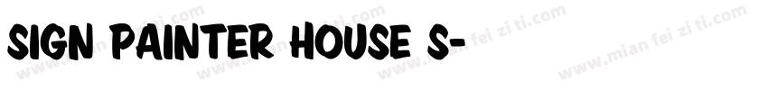 Sign Painter House S字体转换